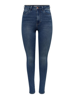 Women Jeans Jacqueline De Yong Moon X-High Skinny Medium Blue Denim